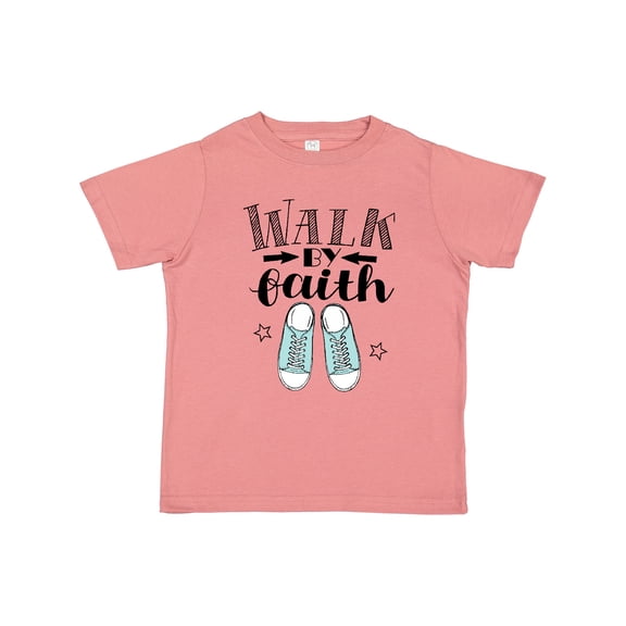 Inktastic Walk by Faith Quote Boys or Girls Toddler T-Shirt