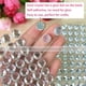 thumbnail image 4 of Pegatinas de diamantes de imitación autoadhesivas redondas de 3/4/5/6/8/10 mm, piedras de cristal adhesivas para manualidades, n.º 443484, 4 of 5