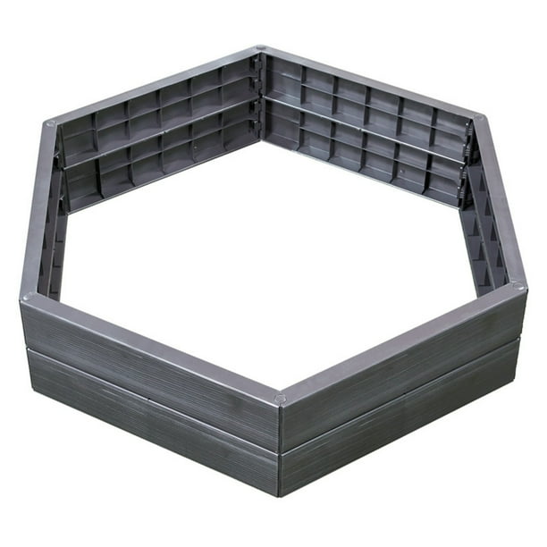 Exaco Hexagonal Raised Garden Bed Planter