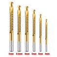 thumbnail image 1 of 6-Pack Cobalt Drill Set Metric Helical Compound Tap Drill Bits, 1 of 5