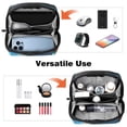thumbnail image 6 of Turtle Electronic Organizer Travel Case, Oxford Fabric Waterproof PC Case Cable Organizer Cord and Cable Organizer Electronic Travel Case Organizer, 5.9x9.44x3.14 in, 6 of 6
