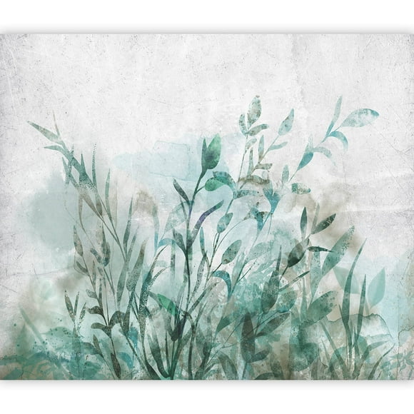 artgeist Wall Mural Nature 138x101 in - XXL Non-Woven Wallpaper Fleece Wall Decor Photo Print Picture Image Design Botanical Plants Meadow Leaves b-A-0848-a-a