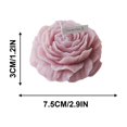 thumbnail image 2 of Ovzne Low Temperature Scented Candle - Wine Red Rose Flower Shaped, Body-Safe Wax For Use, 1 Piece, 2 of 5