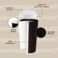 Disposable Coffee Cups with Lids 20 Oz. [100 pcs] Paper Coffee Cups, To