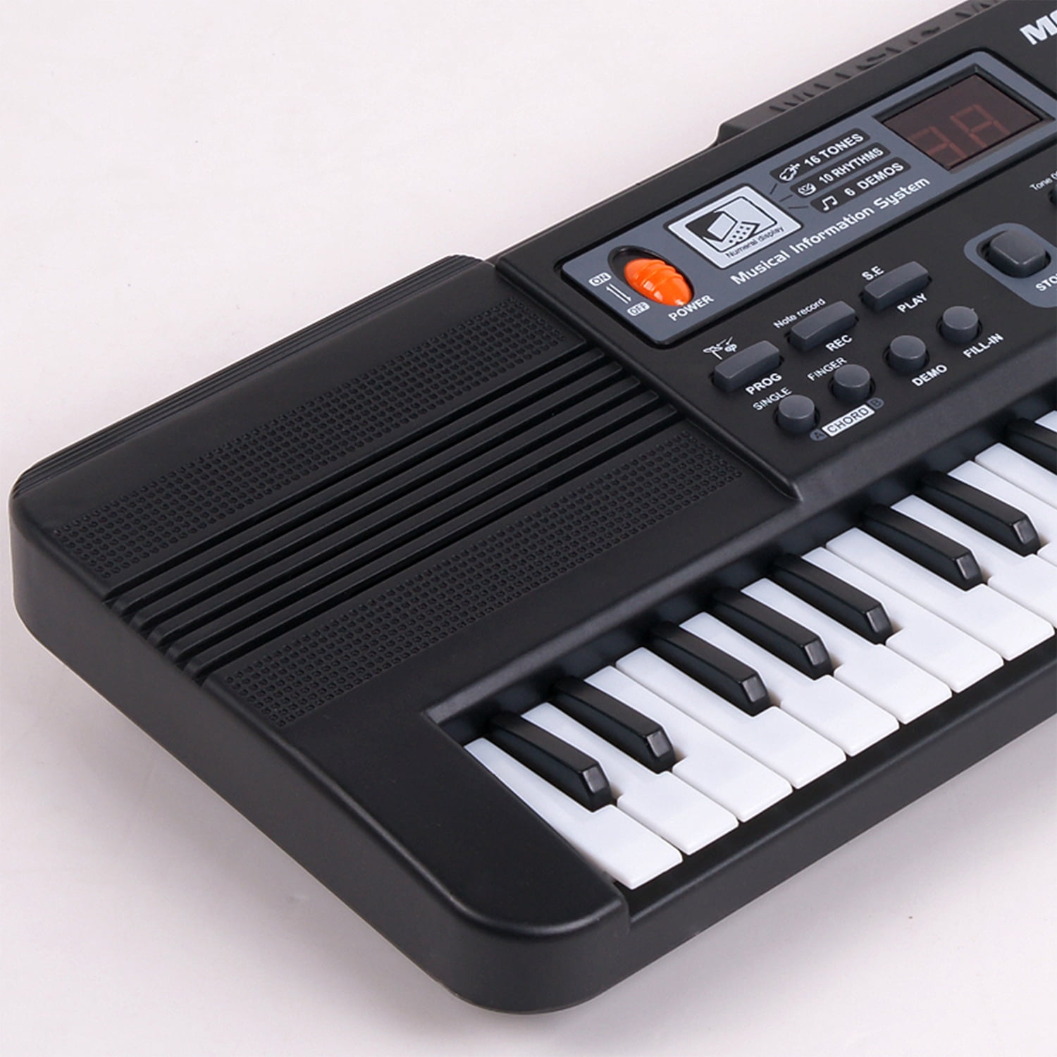 Moosiker 61 Key Keyboard Piano, Electric Piano Music Keyboard with Teaching Mode, Microphoneand USB Cable, Toy Christmas Birthday Gifts for Kids Beginners