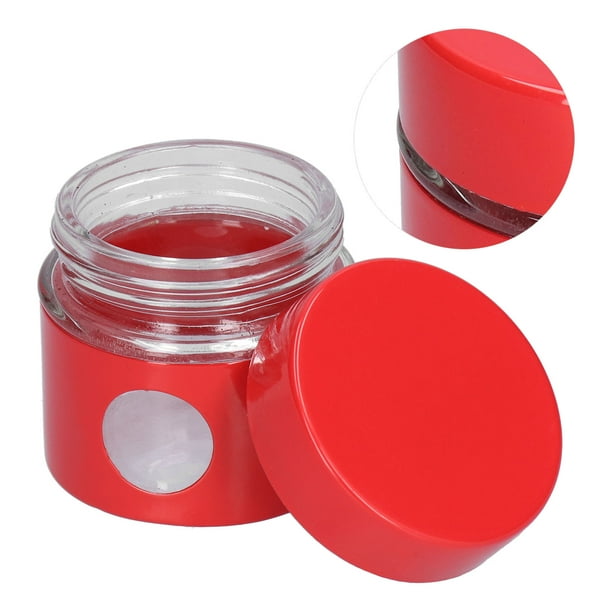 Botella de almacenamiento de especias, mini latas de almacenamiento de té, tarro de condimento, tarro de café en polvo, estética elegante