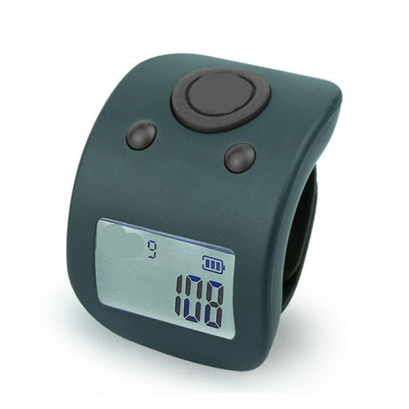 Mini Digital LCD Electronic Finger Ring Hand Tally Counter 9 Digit