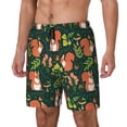 thumbnail image 2 of Uemuo Forest Squirrel Pattern Mens Swim Trunks Quick Dry Board Shorts with Mesh Lining, Stretch Beach Shorts Quick Dry No-Chafing Board Shorts-3X-Large, 2 of 9