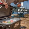 thumbnail image 6 of Coleman Convoy Series 65-Quart Hard Cooler with Wheels, up to 48 Cans, Brown Walnut Color, 6 of 8
