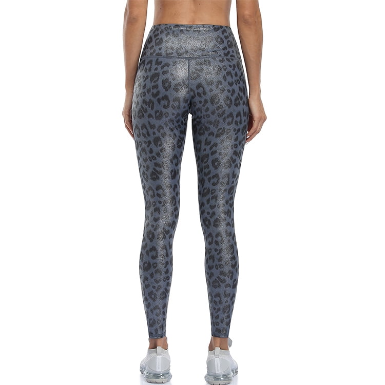 Women's Fleece Lined Yoga Pants Faux Leather Winter Warm Thermal Leggings