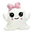 thumbnail image 2 of Halloween Cute Ghost Throw Pillow, Spooky Halloween Decoration, Soft Huggable Throw Pillow, Sofa Cushion, for Home Office Couch Car Decor, 2 of 6