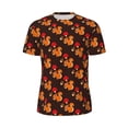 thumbnail image 5 of Wukai Cute Squirrel Print Men's Short-Sleeved Mesh T-Shirt,Quick-Dry Short Sleeve Workout T-Shirt-4X-Large, 5 of 8