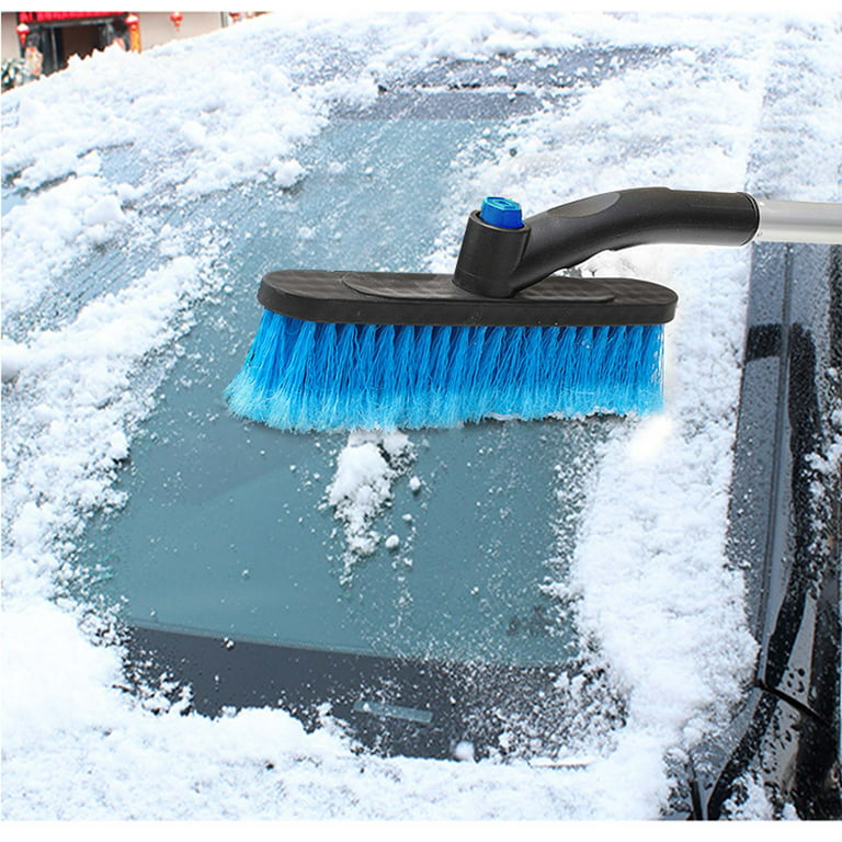 COFIT cOFIT car Snow Brush Extendable 42 to 50 with Squeegee and Ice Scraper,  3 in 1 Snow Removal Broom for Scratch-Free car Auto SUV
