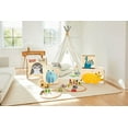 thumbnail image 5 of 3 Sprouts Canvas Storage Bin Laundry and Toy Basket for Baby and Toddlers, Cat, 5 of 6