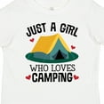thumbnail image 4 of Inktastic Just a Girl Who Loves Camping Girls Toddler T-Shirt, 4 of 5