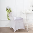 thumbnail image 4 of BalsaCircle 5 New Satin Chair Sashes Bows Ties Willow Green, 4 of 5