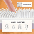 thumbnail image 4 of Rotatable Self-Cleaning Hair Brush - Anti-Static, Massage Air Cushion Comb for Women, Magic Retractable Smoothing Comb A, 4 of 6