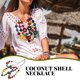 thumbnail image 4 of Collar multicapa estilo bohemio con tejido vintage, colgante, joyería, collar redondo y floral de concha de coco, adorno de regalo para mujeres y niñas., 4 of 8