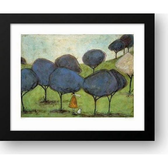 Sniffing the Lilac 24x20 Framed Art Print by Toft, Sam