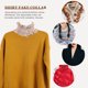 thumbnail image 1 of unbranded Cuello Desmontable Estilo Vintage Plisado Con Para Con Elegancia, 1 of 6