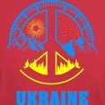 thumbnail image 3 of CafePress - Ukraine Flag Ukrainian Pride Peace Symbol T Shirt - Men's Classic Graphic Cotton T-Shirt, 3 of 4