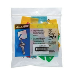 Key Tags, Blue/Green/Red/Yellow, 20/Pack, 3 Packs/Carton Key Tags, Blue/Green/Red/Yellow, 20/Pack, 3 Packs/Carton