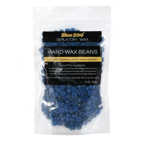 Yosoo Hard Wax Beans Hair Removal At Home Waxing for Women Men Sensitive Skin Full Body Face Eyebrow Leg with 100g Pearl Wax Beans (Best Depilatory For Sensitive Skin)