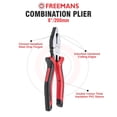 thumbnail image 4 of Combo Pack Of 3 Plumbing Tool Kits Set For Diy Home Use | Includes 8-Inch Adjustable Wrench | 8-Inch Combination Plier | 10-Inch Pipe Wrench | Gripping, Holding, Cutting Use, Metal Tool, 4 of 5