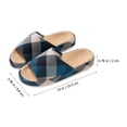 thumbnail image 2 of 1 par de pantuflas de casa con punta abierta, pantuflas de interior informales, pantuflas de verano, 2 of 5