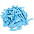 thumbnail image 3 of Gorro de ducha plisado desechable no tejido, azul, para baño, Spa, cabello, hogar, 100 Uds., 3 of 8