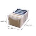 thumbnail image 5 of Bouanq Wardrobe Clothes Organizer（2PCS）- Closet Organizers and Storage Baskets - Foldable, Easy To Clean, Save Space Clothing Storage Bins, Portable Storage Containers for Bedroom Dorm Room, 5 of 7