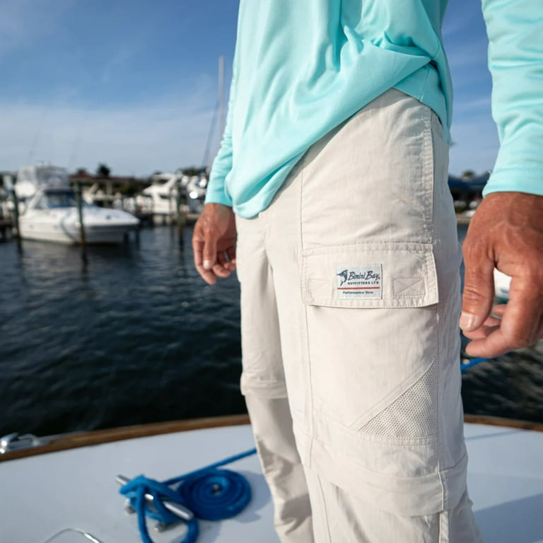 Bimini Bay Outfitters LTD 100% Nylon S/S Fishing Shirt Men's Sz