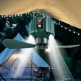 thumbnail image 2 of USB Rechargeable Camping Hiking Tent Ceiling Hung Fan Portable Detachable Hung Fan with Remote Controller Multifunctional Fan Bedroom Fan, 2 of 6