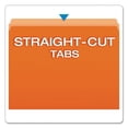 thumbnail image 2 of "Colored File Folders, Straight Tabs, Letter Size, Orange/Light Orange, 100/Box | Bundle of 10 Boxes", 2 of 7