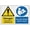 Warning Sign 4, variant on Danger Hazardous Waste Storage Guidance 8"x12", Aluminum Tin Warning Signs for Home Outdoor Garden, Durable Waste Sign
