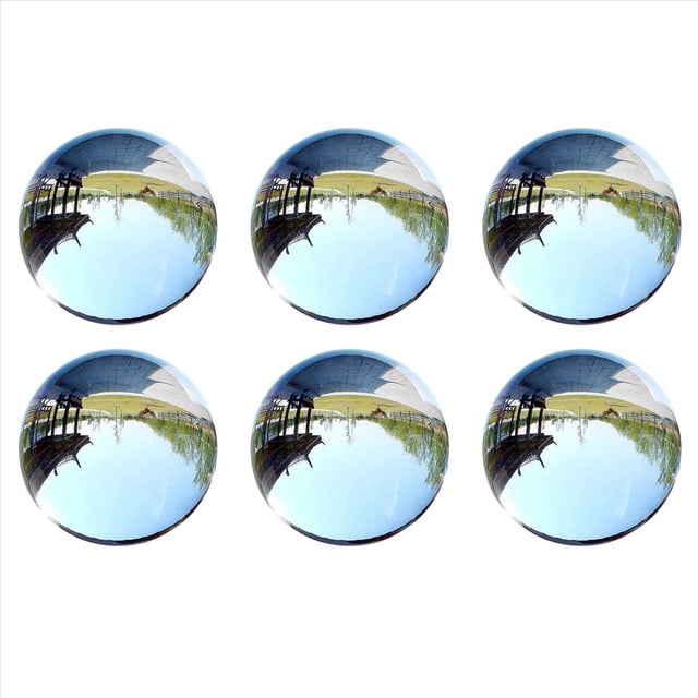 6piezas 40mm Bola de Cristal de Vidiro Accesorios de Fotografía de la Esfera de Curación Regalos