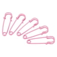 thumbnail image 1 of Uxcell Safety Pins 1.57 Inch Large Metal Sewing Pins Light Pink 12Pcs, 1 of 5