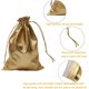 thumbnail image 3 of Paquete de 100 bolsas de organza JM con cordón dorado 5 x 7 pulgadas, 3 of 5
