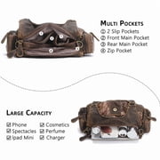 Angelkiss Purse for Women PU Wallet With Adjustable Shoulder Strap Crossbody Bag Single Satchel Handbags Hobo Bag