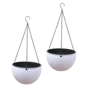2 Pcs Flowerpot Flower Pots Garden Planter Large Planter Hanging Flower Basket Hanging Plants Pot