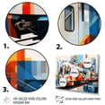 thumbnail image 3 of Designart "Architectural Perspectives of a Train" Transportation Floater Framed Canvas Print, 3 of 7