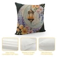 thumbnail image 4 of YINGXI  Ramadan Kareem Pillow Covers, Seasonal Spring Pillowcase Ramadan Deocrations Throw Pillows Moon Flower Lantern Decorative Outdoor Cushion Case for Home Party Decor 12x12in, 4 of 5