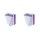 thumbnail image 1 of Ounissouiy Colgador plegable y de carga pesada para la organización del cajón Gran apertura Extra grueso No daña los muebles 10L Bearing Purple Púrpura S 2piezas, 1 of 4