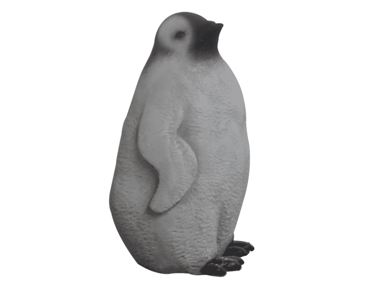 Happy Feet Dancing Penguin Garden Resin Animal Statue Ornament Pet Black & White 