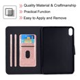 thumbnail image 6 of Case for iPad 10 2022, Allytech for iPad 10.9" 10th Gen, Slim Premium PU Leather Anti-Shock Drop Proof Non-Slip Stand Wallet Case with Card Holder for iPad 10th Generation 10.9 inch 2022, Rosegold, 6 of 6