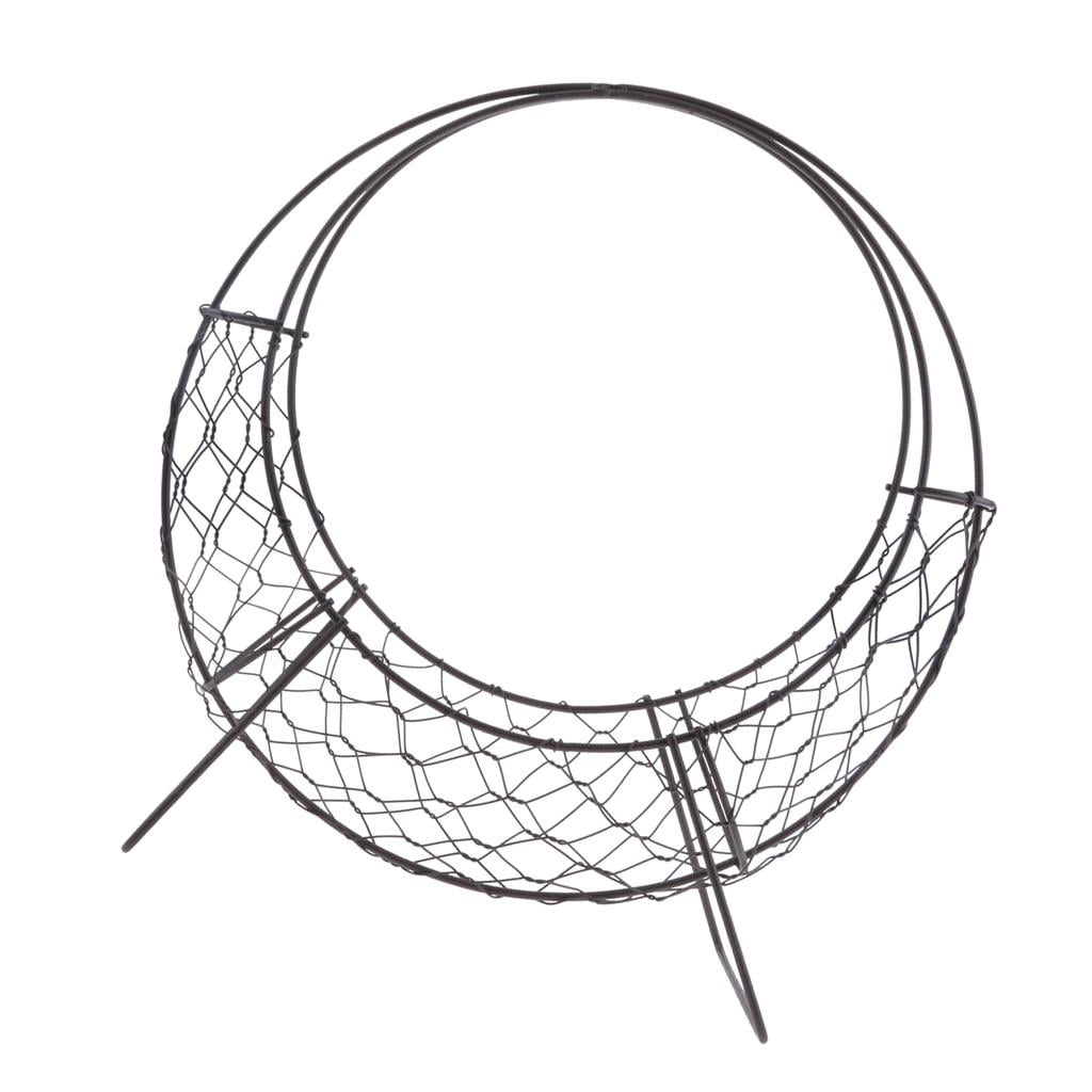 2Pcs Rustic Iron Cactus Planter Wire Wreath Frame Succulent Pot Plant Holder 2Pcs Rustic Iron Cactus Planter Wire Wreath Frame Succulent Pot Plant Holder