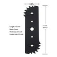 thumbnail image 4 of GLFILL For Worx Electric Edger Replacement Blade WA0034 Compatible with For WG895, 4 of 7