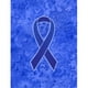 Carolines Treasures AN1202GF Ruban Bleu Foncé pour la Sensibilisation au Cancer du Côlon Taille du Drapeau de Jardin - 11 x 15 Po. – image 1 sur 3