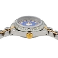 thumbnail image 4 of Pre-Owned Rolex Datejust 26MM 6917 Blue Diamond Dial Diamond Bezel Two Tone Yellow Gold Jubilee Bracelet 1.05ct, 4 of 8