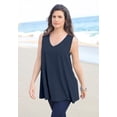 thumbnail image 4 of Roaman's Women's Plus Size Cotton Ultimate Swing Tank Top, 4 of 6